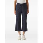 elasticated-waist cropped trousers 1