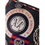 Night Courrier Pouch GG Coated Canvas with Applique clutch bag 5