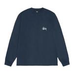 Футболки с длинным рукавом Stussy Basic Long-Sleeve Tee 'Navy' 1