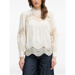 lace-detail blouse 1