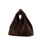 Helga knot-detail suede tote bag 2