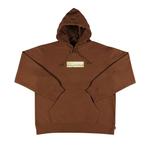 Худи Supreme Bling Box Logo Hooded Sweatshirt 'Dark Brown' 1