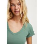 Футболка Goldie Rib V Neck Short Sleeve Tee 4