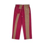 Джинсы Supreme Paneled Stripe Baggy Jean 'Red' 2