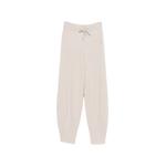 ribbed-knit drawstring track pants 1