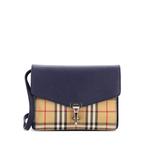 Маленькая сумка через плечо Macken из кожи и канваса в клетку Vintage Check 1