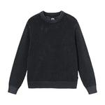 Свитера Stussy Pigment Dyed Loose Gauge Sweater 'Black' 1