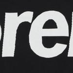 Худи Supreme Big Logo Jacquard Hooded Sweatshirt 'Black' 3