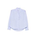 Patchouli ruffled striped blouse 1