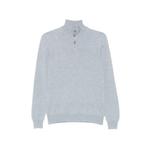 high-neck buttoned polo shirt 1