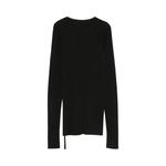 Топы Rick Owens DRKSHDW Rib Long-Sleeve Shirt 'Black' 2