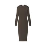 Платья Fear of God Essentials Rib Knit Fitted Long Sleeve Dress "Brown" 1
