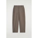 УКОРОЧЕННЫЕ ШЕРСТЯНЫЕ БРЮКИ-БОЧОНКИ 5