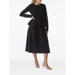 peplum long-sleeve blouse 2