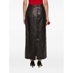 pleated leather maxi skirt 4