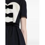 Платье мини Crepe Couture с бантом 2