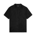 Рубашки Stussy Diamond Jacquard Linen Shirt 'Чёрный' 1