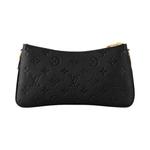 Сумки через плечо Louis Vuitton Pochette Liv 'Черный монограмма тисненая кожа Empreinte' 3