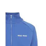 logo-print side-stripe sweater 4