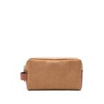 Dopp leather-trim canvas wash bag 2