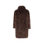 faux-fur funnel-neck coat 2