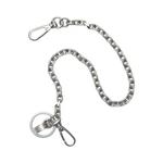 Брелоки и шнурки Maison Margiela Numbers Reference Bag Chain «Полуматовый Палладий» 1