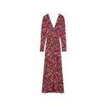 floral-print V-neck dress 1
