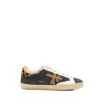 Steven D shearling-trim sneakers 1