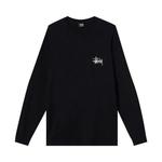 Футболки Stussy Basic Long-Sleeve Tee 'Black' 1