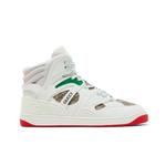 Кроссовки Gucci Basket High 'White Demetra Red' 1