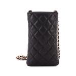 Клатч French New Wave Phone Holder Crossbody Bag Quilted Caviar 2