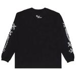 Футболки с длинным рукавом GOAT Exclusive Kazuo Umezu God’s Left Hand, Devil’s Right Hand Long-Sleeve Black/Silver 2