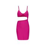 heart-motif cut-out mini dress 1