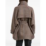 crystal-embellished houndstooth-pattern coat 5
