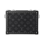 Сумки через плечо Louis Vuitton Clutch Box 'Черный с монограммой Eclipse из холста' 2