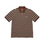 Поло Supreme Stripe Polo 'Коричневый' 1