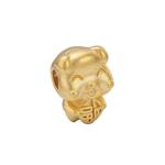 LITZ 999 (24K) Золотой брелок-талисман знака зодиака - Собака EPC1159 0,27г+/- 3