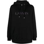 logo-appliqué cotton hoodie 1