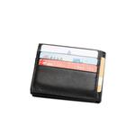 Подарочный набор - Кожаный бумажник RFID + Ремень с автоматической пряжкой 35 мм - Черный 4
