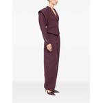 wool-blend barrel fit pants 3