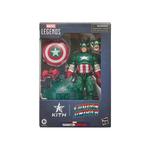 Фигурки Kith x Marvel Comics for Hasbro Legends Captain America Gameverse Player 2 Figure 'Green' 1