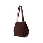 small suede-finish tote bag 2