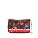 Мини-сумка на плечо Pochette Accessoires Limited Edition Christmas Animation Monogram 1