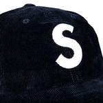 Кепки Supreme Fine Wale Corduroy S Logo 6-Panel 'Navy' 3