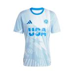 Джерси Adidas USA Jersey 'White/Glow Blue' 1