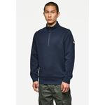 МУЖСКАЯ СИНЯЯ КОФТА KRAVIZ 1/4 ZIP С НАКЛАДКОЙ-ПАРАШЮТОМ 1