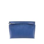 Клатч Large Linen Embossed Calfskin Anagram T Pouch (2010-2026 годы) 1