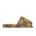 Слайды Gucci GG Canvas Slide Sandal 'Camel Monogram' 2