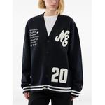 Heritage logo-patch button-up cardigan 1