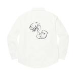 Овершоты Supreme x Raymond Pettibon Work Shirt 'White' 2